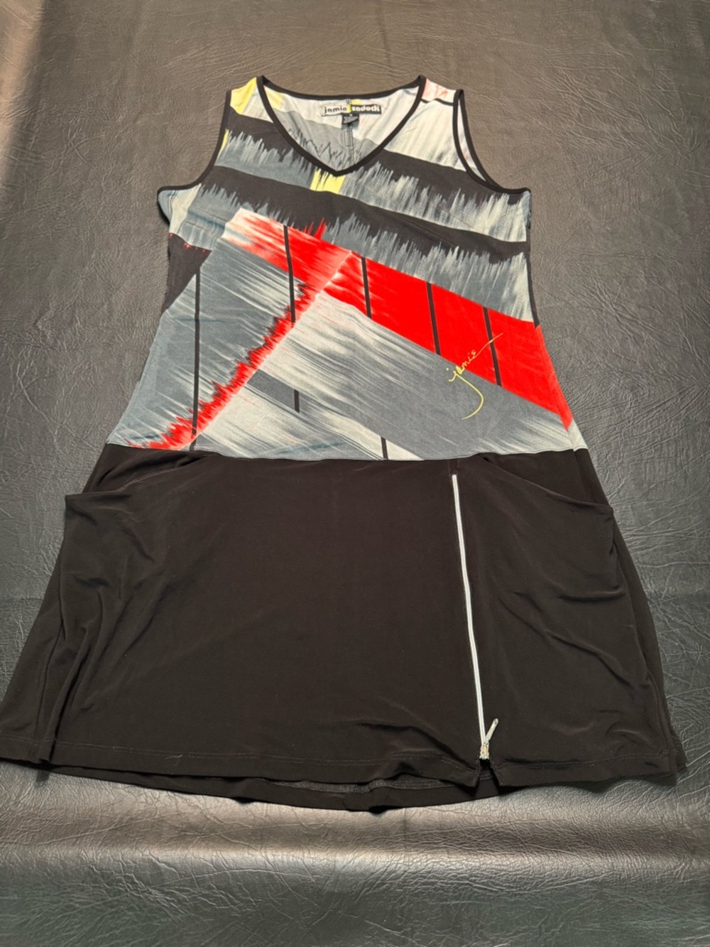 Jamie Sadock Tennis Pickleball Golf Dress Ball Pockets Sporty Athletic Medium